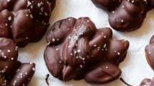 Sea Salt Dark Chocolate Almond Clusters
