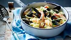 Seafood linguine