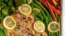 Sheet Pan Lemon Herb Salmon and Veggies