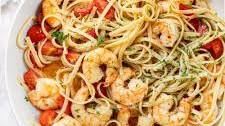 Shrimp Pasta with Garlic Butter Sauce