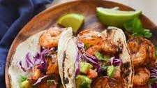 Shrimp Tacos with Avocado Salsa