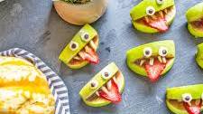 Silly Caramel Apple Faces