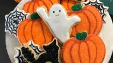 Simple Iced Halloween Cookies