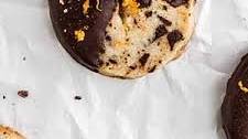 Slice and Bake Chocolate Orange Shortbread Cookies