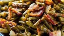 Slow Cooker Barbecued Green Beans