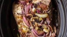 Slow Cooker Beef Brisket and Onions