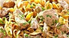 Slow Cooker Beef Stroganoff