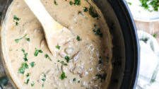 Slow Cooker Beef Stroganoff