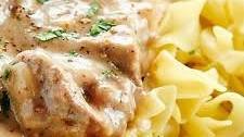Slow Cooker Beef Stroganoff Recipe