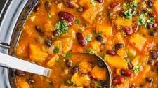 Slow Cooker Butternut Squash Chili