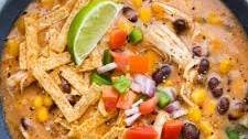 Slow Cooker Chicken Fajita Soup