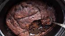 Slow Cooker Chocolate Lava Cake
