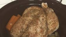 Slow cooker whole chicken
