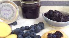Small-batch Blueberry Ginger Jam