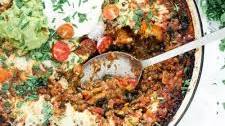 Smoky & Cheesy Vegetable Lentil Bake