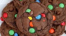 Soft and Chewy Chocolate M&M Cookies