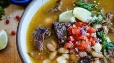 Sonoran Oxtail and Beef Soup with Pinto Beans and Hominy - Rumba Meats