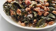 Southern Black Eyed Peas and Collard Greens