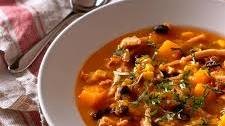 Southwest Butternut Squash Turkey Soup
