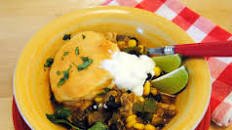 Southwest Chicken Pot Pie