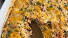 Southwestern Chicken and Rice Bake