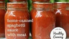 Spaghetti sauce with meat