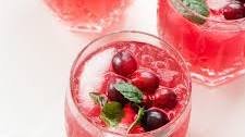 Sparkling Cranberry Vodka Punch