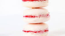 Sparkling Raspberry Macarons