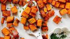 Spice-Roasted Sweet Potato Cubes