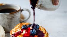 Spiced Blueberry and Whisky Pancake Syrup