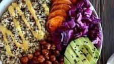 Spiced Chickpea Sweet Potato Buddha Bowl