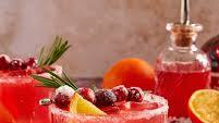 Spiced Cranberry Margaritas