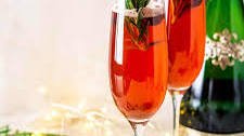 Spiced Cranberry Mimosa for Christmas Morning