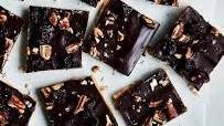Spiced Dark Chocolate Cherry Saltine Toffee