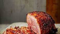 Spiced ginger-glazed ham