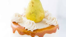 Spiced Pear Cake with Honey Caramel Frosting