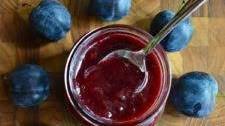 Spiced Plum Preserves with Honey