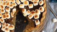 Spiced Sweet Potato Pie with Marshmallow Topping