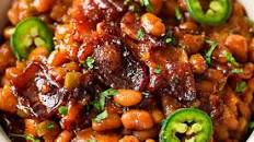 Spicy Baked Beans with Bacon