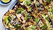 Spicy Black Bean and Corn Tacos