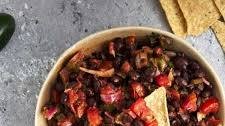Spicy Black Bean Salsa Without Corn
