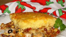 Spicy Chicken and Cornbread - Casserole