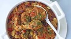 Spicy chicken & bean stew