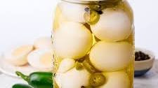 Spicy Jalapeno Pickled Eggs