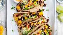 Spicy Mango, Black Bean & Avocado Tacos