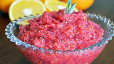 Spicy Orange Cranberry Pepper Relish