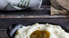 Spicy Pickled Jalapeno Mashed Cauliflower