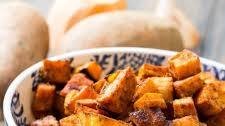 Spicy-Sweet Roasted Sweet Potatoes
