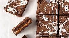 Spider Web Brownies