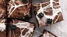 Spiderweb Brownies